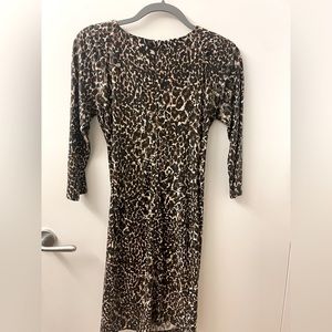 Joseph Ribkoff leopard dress